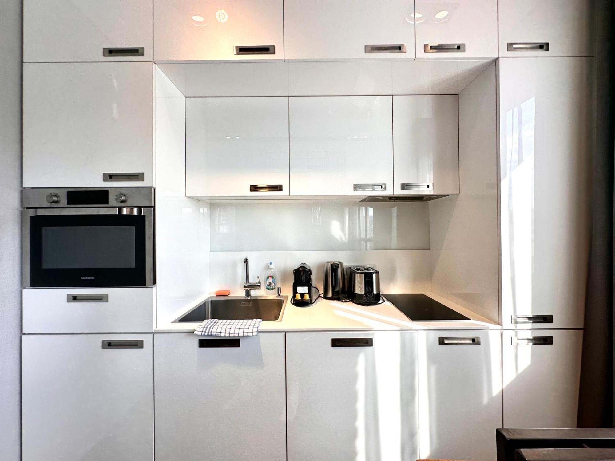 Riverside Luxury Panorama - Smarttv, Fastwifi Lejlighed Budapest